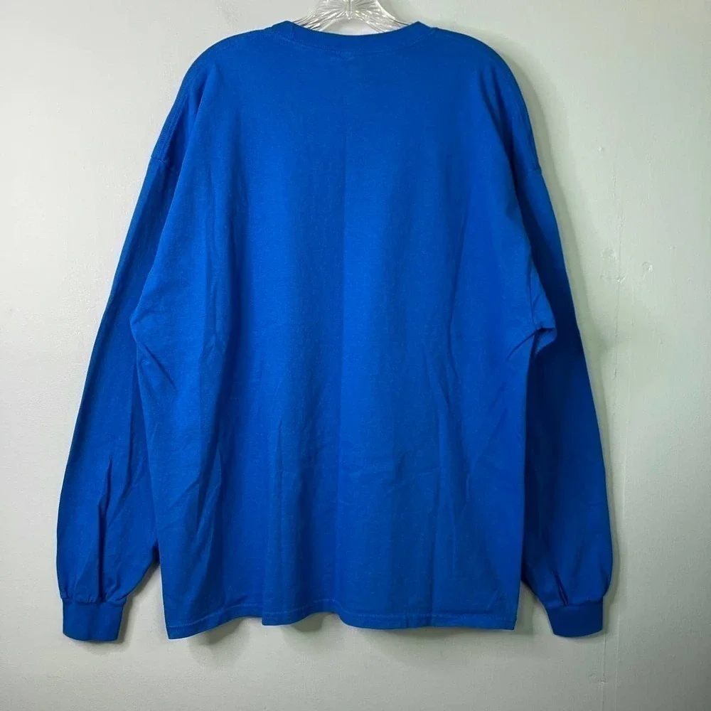 Gildan I Quilt So I Don't Unravel Statement Long Sleeve T-Shirt Women's Size 2XL - Picture 8 of 12